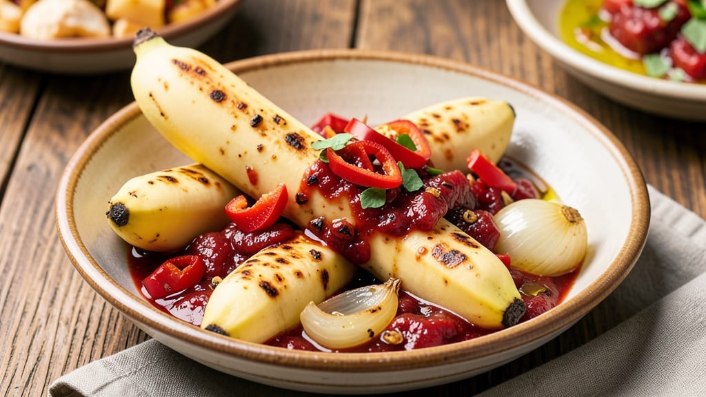 Bananas in Red Sauce Recipe: Sweet & Spicy Caramelized Delight