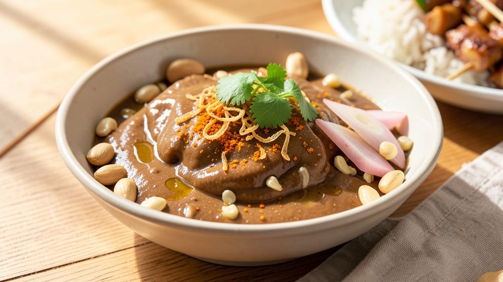 Authentic Indonesian Peanut Sauce Recipe: Nutty-Spiced Velocity With Tamarind Tang
