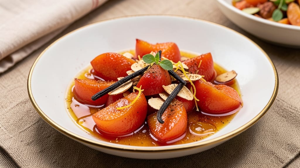 Apricot Sauce Recipe for Dessert: Warm Spiced Drizzle Over Vanilla Ice Cream