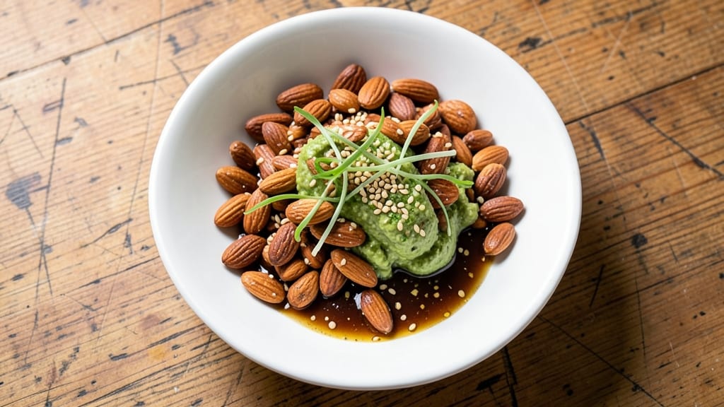 Almonds With Wasabi and Soy Sauce Recipe: Spicy-Savory Crunch for Snacks and Dishes
