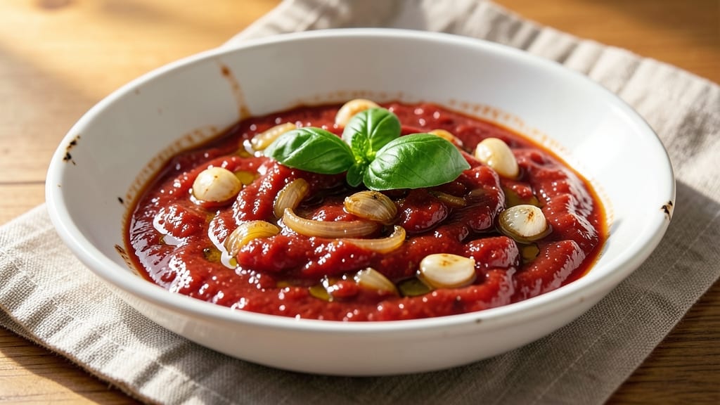 Authentic Italian Tomato Pasta Sauce Recipe: Simmered Umami Depth Without Clumps