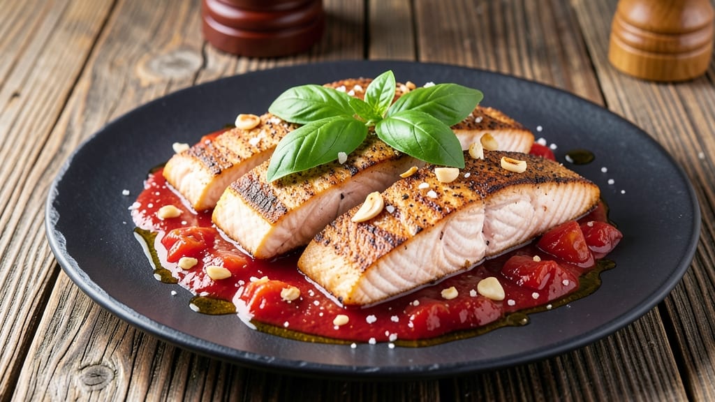 Baked Salmon in Tomato Sauce Recipe: Crispy Top, Silky Sauce Harmony