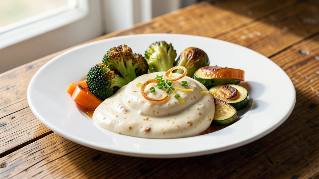 Baked Veg in White Sauce Recipe: Creamy Garlic-Herb Blanket for Roasted Veggies