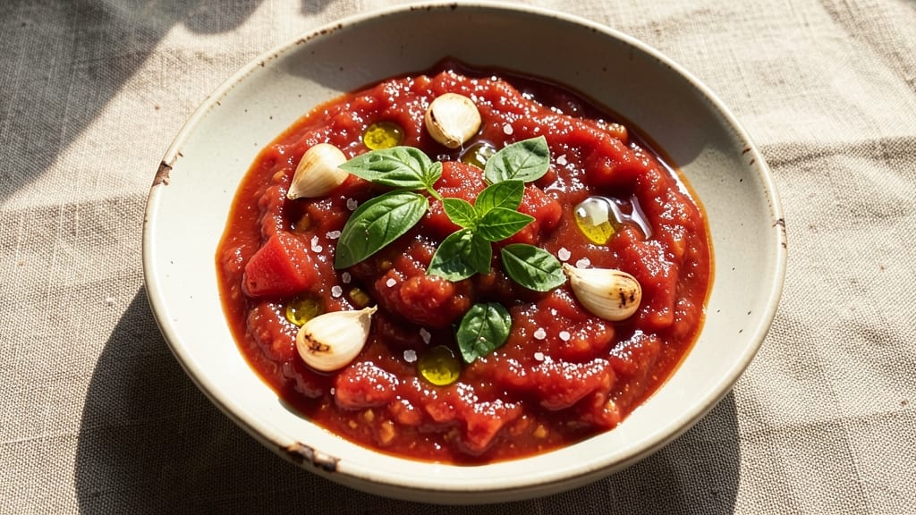 Authentic Pizza Sauce Recipe With Fresh Tomatoes: Sun-Ripened Flavor Without the Clumps