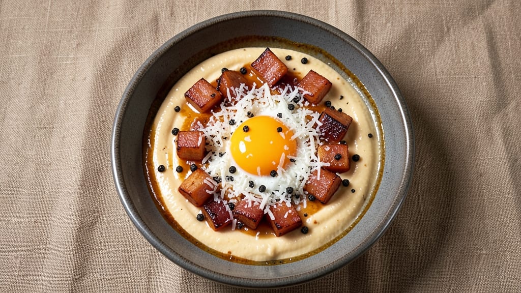 Authentic Carbonara Sauce Recipe: Egg-Yolk Emulsion That Never Curdles