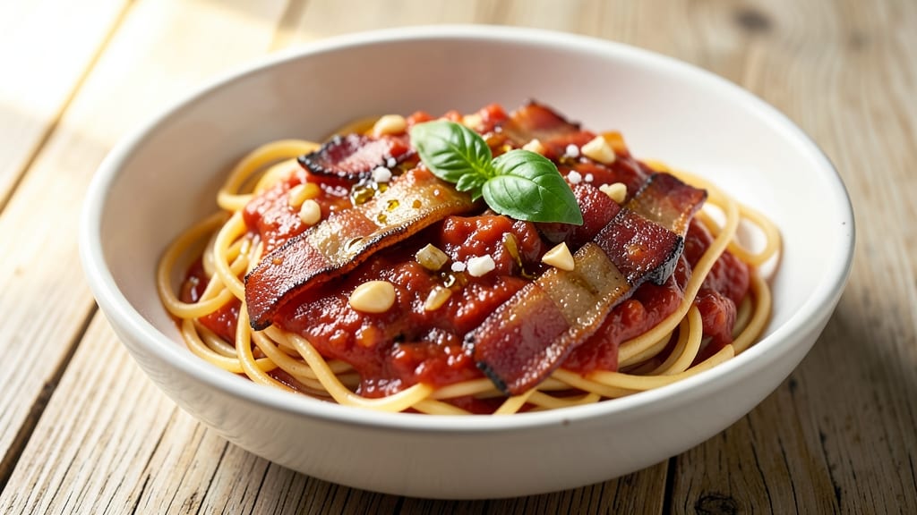 Bacon Spaghetti Sauce Recipe: Smoky, Salty Swirl That Elevates Pasta Night