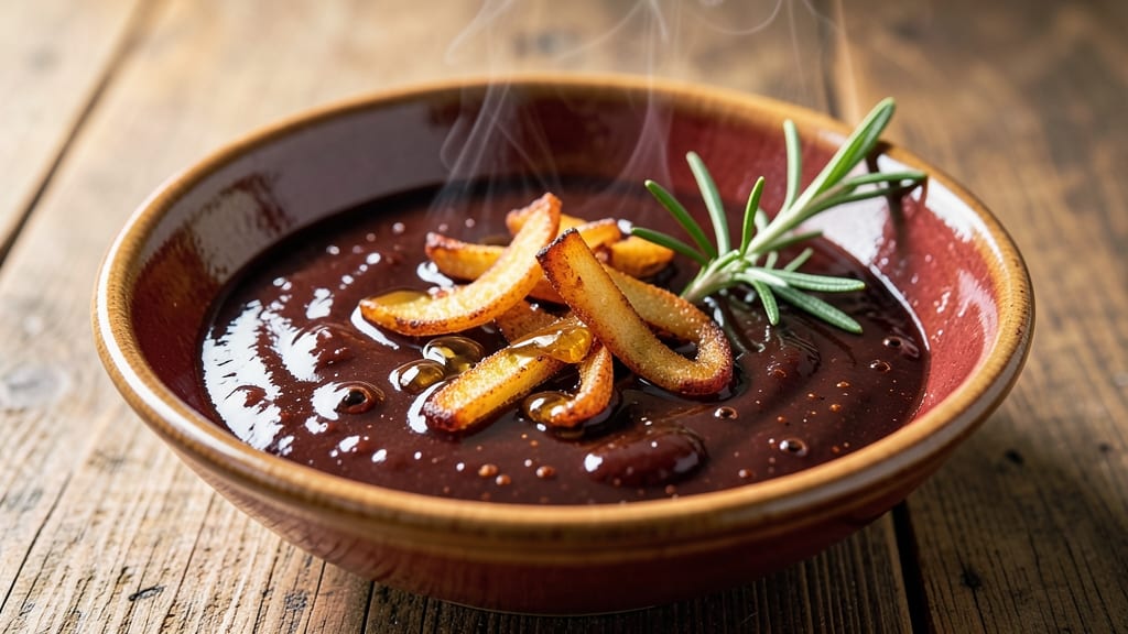 Bar B Sauce Recipe: Celery Crown Crunch Over Velvety Tomato Base