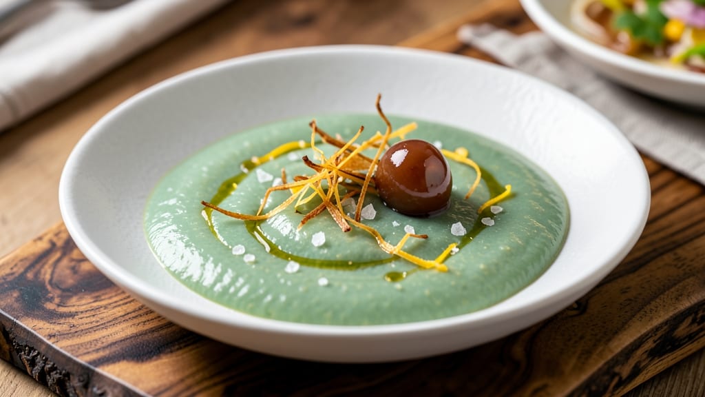 Uni Sauce Recipe: Silky Sea Urchin Cream With Celery Crown Crunch