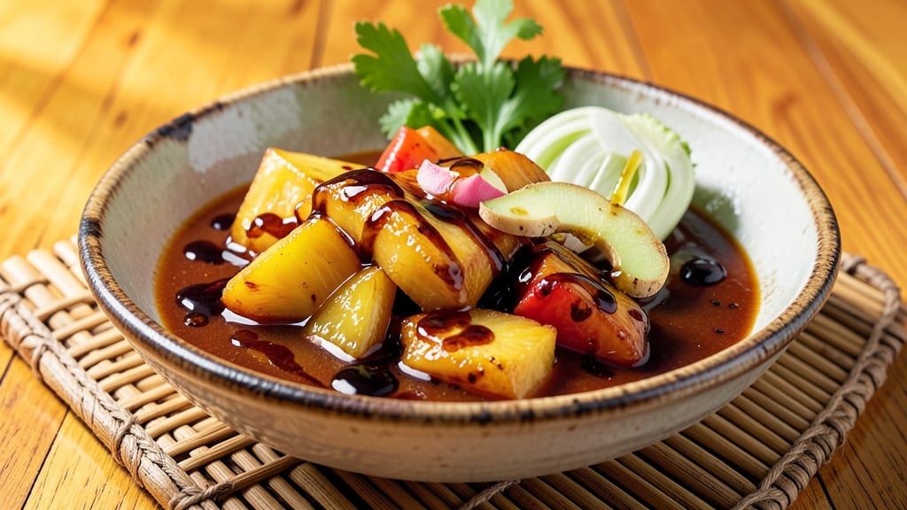 Authentic Hawaiian Teriyaki Sauce Recipe: Pineapple-Braised Boldness With Celery Crown Crunch