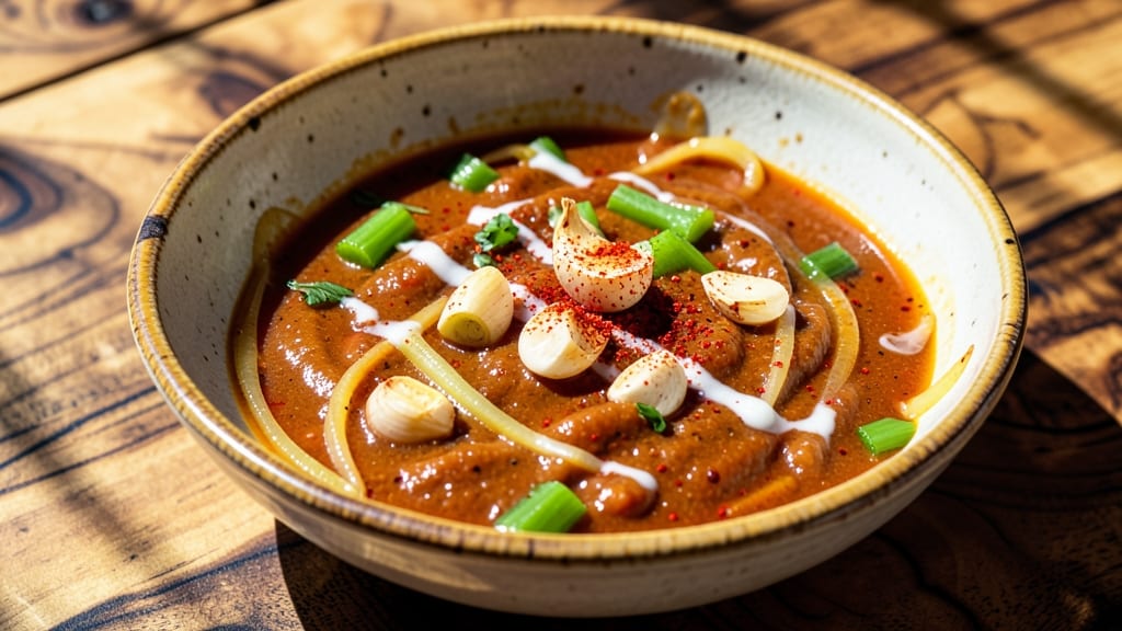 Bubba's 33 Shotgun Sauce Recipe: Crunchy Celery Crown Over Smoky Tomato Base